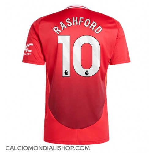 Maglie da calcio Manchester United Marcus Rashford #10 Prima Maglia 2024-25 Manica Corta